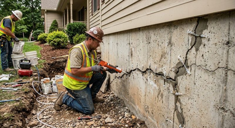 Cracked Foundation Repair in Parrish, FL