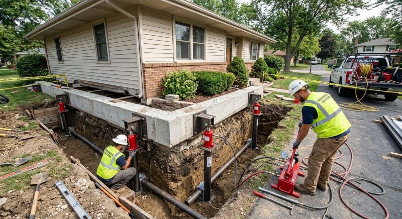 Foundation Jacking in Sarasota, FL