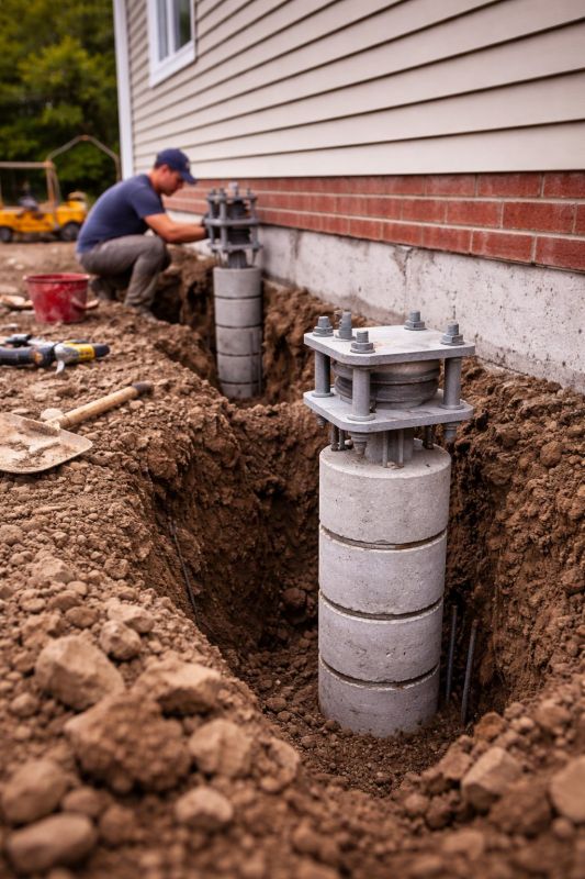 Helical Piers Installation in Sarasota, FL