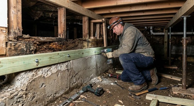 Sinking Foundation Repair in Bradenton, FL